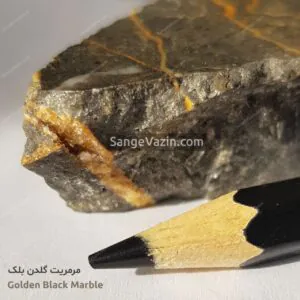 golden black marble texture