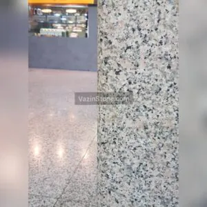 Orange granite floor