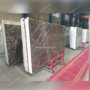 white brown stone slab