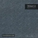 black granite obilique cut