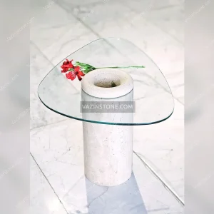 Rayan stone side table
