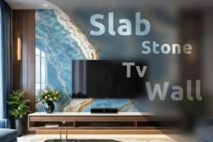 slab stone for tv wall