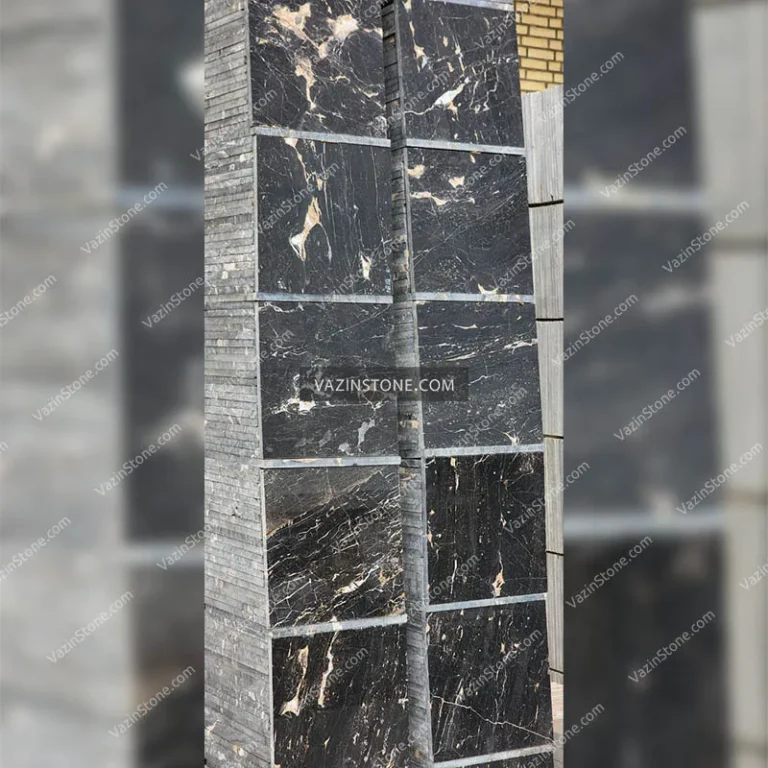 Black plasma marble plaques